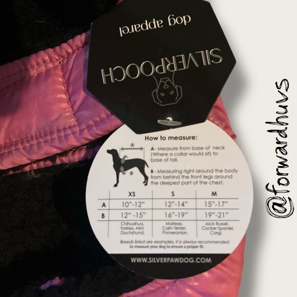 Silverpooch Dog Jacket Size XS New - Tiny Spot on Coat - Picture 3 of 7